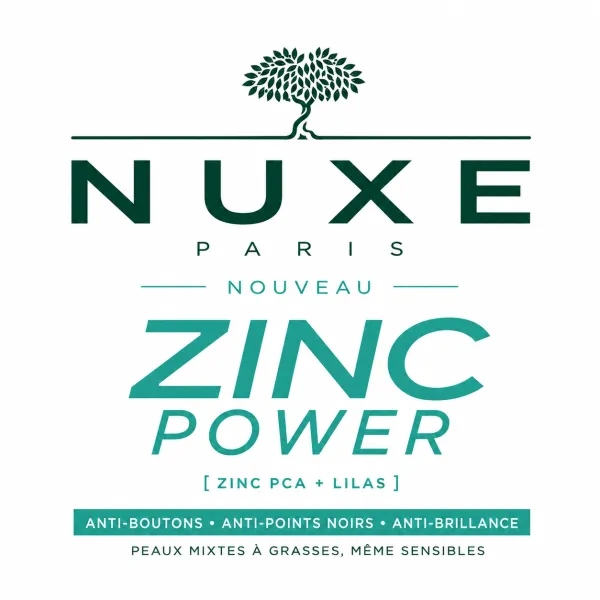 NUXE Zinc Power – грижа за несъвършенства, пъпки и мазна кожа