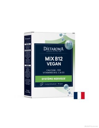 Витамин Б12 + желязо, калций, витамин Ц и Д3 х 60 таблетки ДИЕТАРОМА | Dietaroma