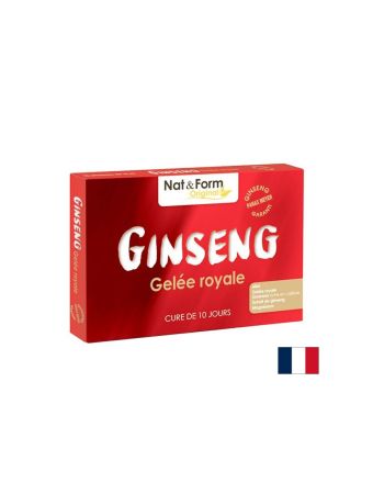 Aзиатски женшен и Пчелно млечице течен екстракт х 30 ампули NAT&FORM