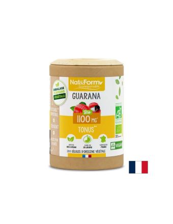 Гуарана БИО екстракт 275 мг х 200 капсули NAT&FORM