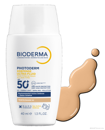 Биодерма ФОТОДЕРМ XDefense тониран ултрафлуид SPF50+ 40 мл ( златист, тъмен ) | Photoderm Bioderma