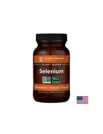 Селен 200 мкг х 60 капсули с високо усвояване Global Healing | Selenium
