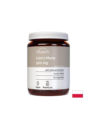 Лъвска грива екстракт 500 мг х 60 капсули Vitaler's | Lion's Mane