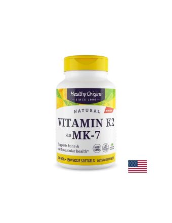 Витамин К2 ( МК-7) 100 мгк х 180 капсули Healthy Origins | Vitamin K2 MK-7
