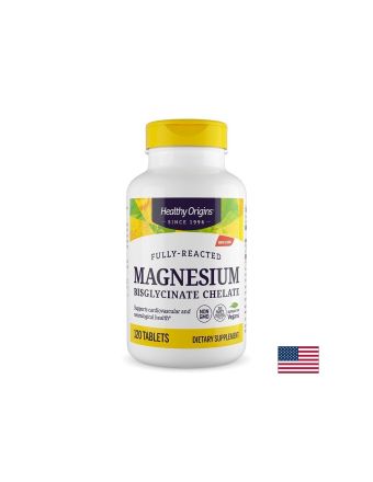 Магнезий бисглицинат хелат 100 мг х 120 таблетки Healthy Origins | TRAACS™ Magnesium bisglicynate
