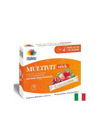 Пълен спектър витамини и минерали х 14 течни дози FITOBIOS | Multivit Stick