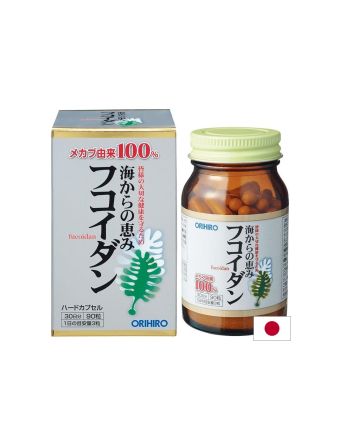 Японски фукоидан от Уакаме 300 мг х 90 капсули Orihiro | Japanese Fucoidan