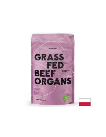 Говежди органи комплекс : черен дроб, бъбрек и сърце на прах 135 гр Nutriest | Beef Organs Powder