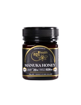 Манука мед UMF™ 20+ / MGO 826 За антимикробна защита и имунитет х 250 гр APIHEALTH