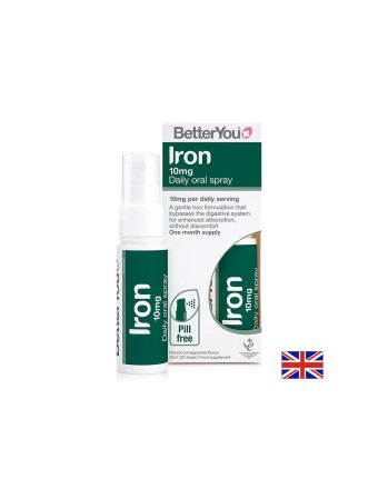 Желязо 10 мг на спрей х 25 мл 32 дози BETTERYOU