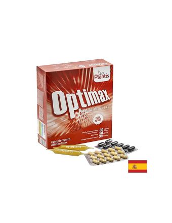 Формула за енергия и тонус Optimax 30 ампули + 60 капсули Arteasania Agricola