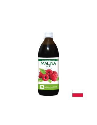 Сок от малина + Витамин Ц х 500 мл ALTER MEDICA | Raspberry juice