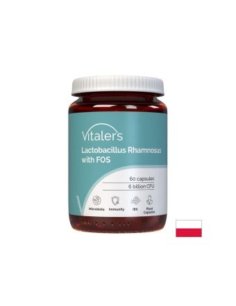 Лактобацилус рамнозус 6 млрд CFU + пребиотик FOS ( симбиотик ) х 60 капсули Vitaler's 