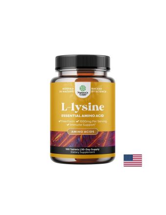 Л-Лизин 500 мг х 100 таблетки Nature's Craft | L-Lysine