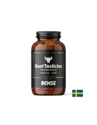 Говежди тестиси + черен дроб + екстракт от стриди х 240 капсули DENSE | Beef testicles, liver & oysters