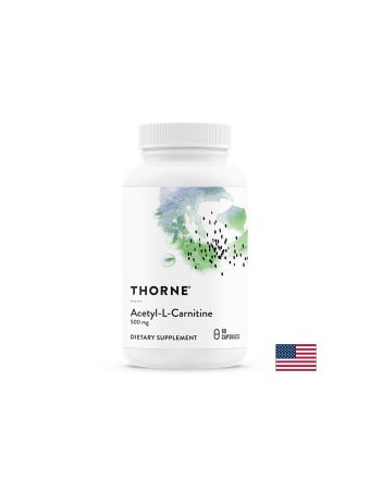 Ацетил-Л-карнитин 500 мг х 60 капсули Thorne | Acetyl L-Carnitine