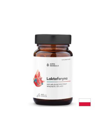 Лактоферин 100 мг х 60 капсули Aura Herbals | Lactoferrin