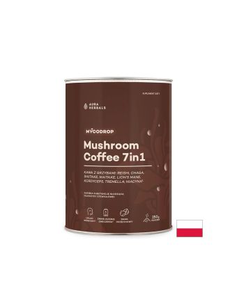 Разтворимо кафе с екстракти от гъби 7 в 1 х 250 гр Aura Herbals