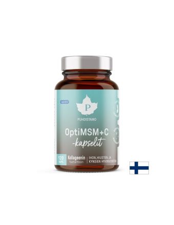 Органична сяра OptiMSM + Витамин Ц и Молибден х 120 капсули PUDHISTAMO | MSM, Vitamin C & Molybdenum