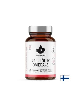 Масло от Крил х 60 капсули PUHDISTAMO | Krill Oil