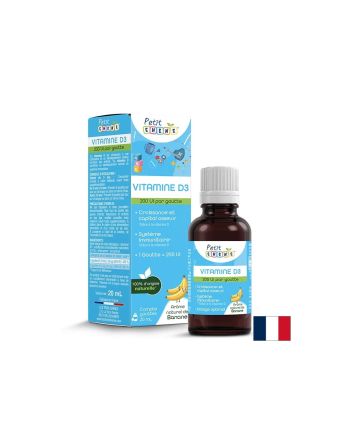 Витамин Д3 5 мкг / 200 IU на капки за деца х 20 мл Les Trois Chenes | Vitamin D3