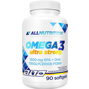 Омега 3 Ултра Силна EPA/DHA 500мг/250мг х 90 капсули Allnutrition | Omega-3 Ultra Strong