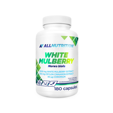 Бяла черница екстракт от листа х 180 капсули Allnutrition | White Mulberry