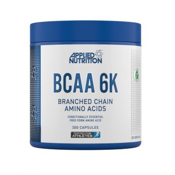 БЦАА Верижно-разклонени аминокиселини х 300 капсули Applied Nutrition | BCAA 6K