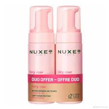 Нукс ВЕРИ РОУЗ Нежна почистваща пяна 2 х 150 мл ПРОМО ПАКЕТ | NUXE Very Rose