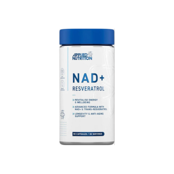 НАД + Ресвератрол + Витамин Ц х 60 таблетки Applied Nutrition | NAD+ Resveratrol
