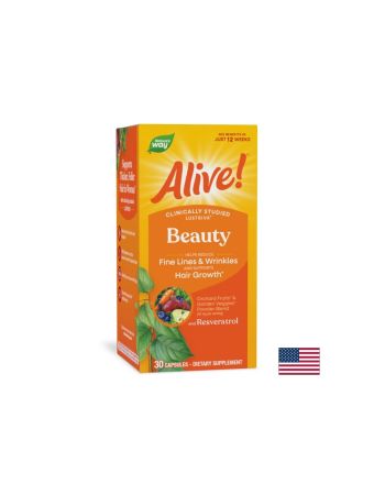 АЛАЙВ Бюти с биотин и хиалуронова киселина х 30 капсули Nature's Way | Alive Beauty