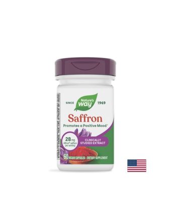 Шафран екстракт 28 мг х 60 капсули Nature's way | Saffron