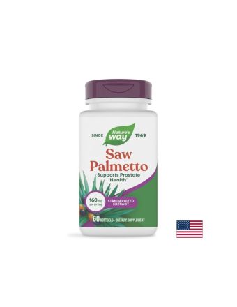 Сао палмето плод 160 мг х 60 капсули Nature's Way | Saw Palmetto