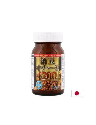 Натокиназа 2100 FU + Омега 3 DHA + EPA х 120 капсули MARUMAN | Nattokinase & Omega 3