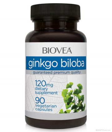 Гинко билоба екстракт 120 мг х 90 капсули Biovea | Ginkgo Biloba