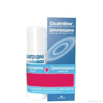 ЦИКАТРИДИНА Спрей + емулсия ПРОМО ПАКЕТ NATURPHARMA | Cicatridina