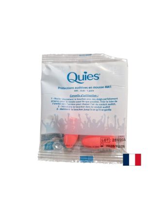 Тапи за уши от полиуретанова пяна с високо шумоподтискане 35 dB х 1 чифт QUIES