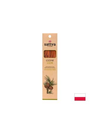 Ароматни пръчици с Кедър х 15 броя SATTVA AYURVEDA