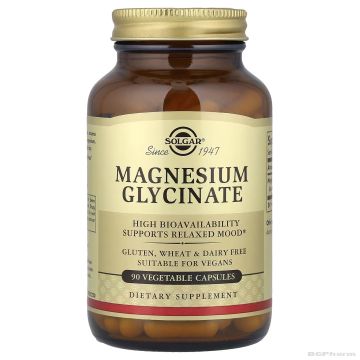 МАГНЕЗИЙ ГЛИЦИНАТ 120 мг х 60 капсули СОЛГАР | Magnesium glycinate Solgar