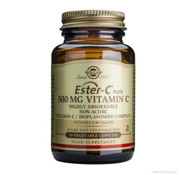 ЕСТЕР-Ц Високоусвоим Витамин Ц 500 мг х 50 капсули СОЛГАР | SOLGAR Ester-C