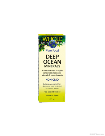 Whole earth & sea Дълбоководни морски минерали 100мл Natural Factors