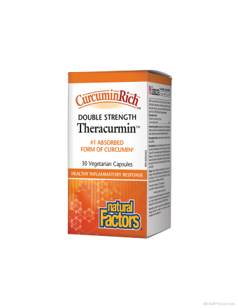 Теракурмин Двойна сила 60мг 30 капсули Natural Factors | CurcuminRich™ Theracurmin™