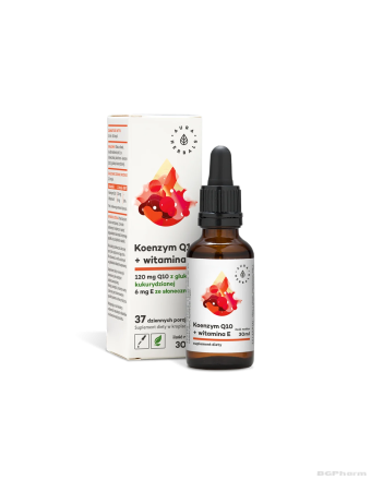 Коензим Q10 + Витамин Е х 30мл капки Aura Herbals (сърце, енергия)