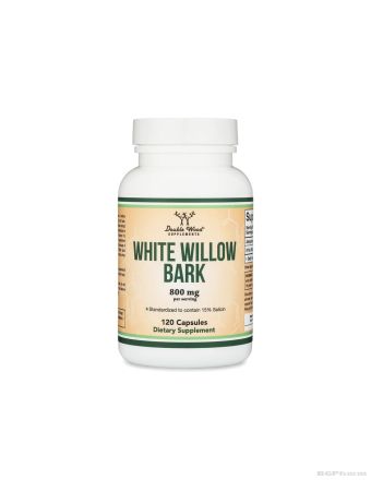 Бяла върба екстракт при възпаление и болка 400 мг х 120 капсули Double Wood