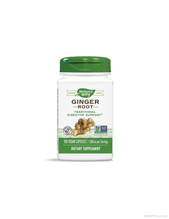 Джинджифил корен 550 мг х 100 капсули Nature’s Way | Ginger Root