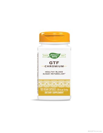 Хром GTF 200мкг (хром никотинат) х 100 капсули Nature’s Way | Chromium
