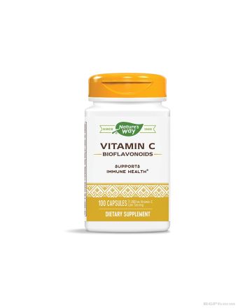 Витамин Ц + Биофлавони 500 мг х 100 капсули Nature’s Way | Vitamin C Bioflavonoids