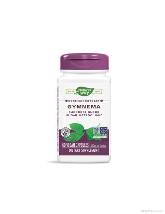Гимнема премиум екстракт 500 мг x 60 капсули Nature’s Way | Gymnema Sylvestris