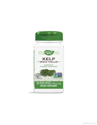Келп 600 мг x 100 капсули Nature’s Way | Kelp Whole Thallus 