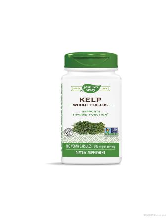 Келп 600 мг x 180 капсули Nature’s Way | Kelp Whole Thallus 